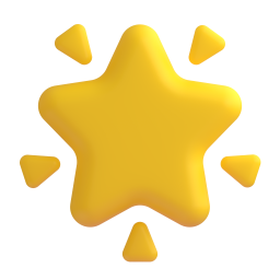 glowing star emoji